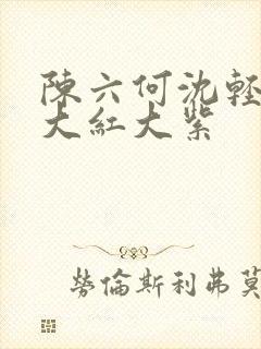 陈六何沈轻舞 大红大紫