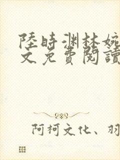 陆时渊林婉婷全文免费阅读最新章节封面