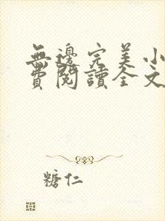 无边完美小说免费阅读全文最新章节封面