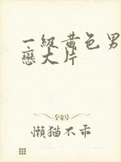 一级黄色男同性恋大片