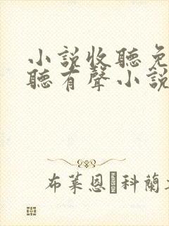 小说收听免费收听有声小说