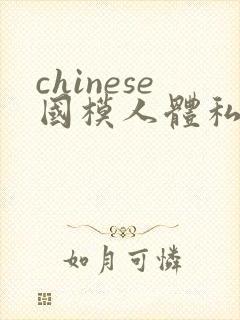 chinese国模人体私拍hd