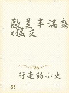 欧美丰满熟妇xx猛交