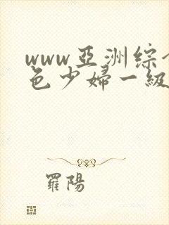 www亚洲综合色少妇一级av