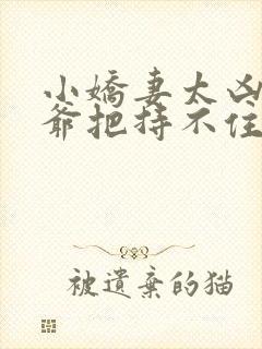 小娇妻太凶,陆爷把持不住了全集