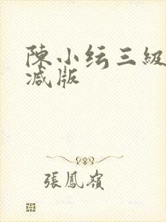 陈小纭三级无删减版