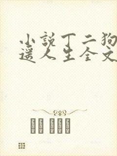 小说丁二狗的逍遥人生全文免费阅读