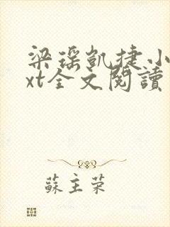 梁瑶凯捷小说txt全文阅读免费