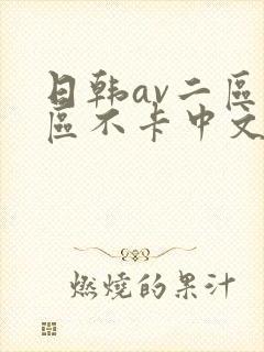 日韩av二区三区不卡中文字幕