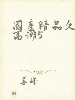 国产精品久久久高潮5