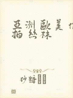 亚洲 欧美 偷拍 丝袜封面