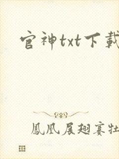 官神txt下载