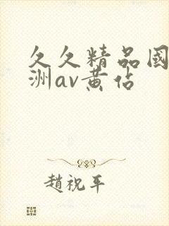 久久精品国产亚洲av黄站