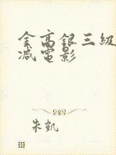 金高银三级无删减电影封面