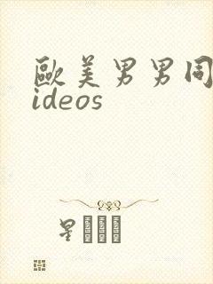 欧美男男同志videos