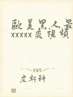 欧美黑人最猛性xxxxx爽视频