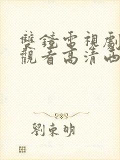 双镜电视剧免费观看高清西瓜