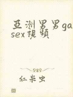 亚洲男男gaysex视频