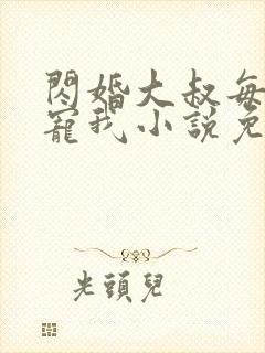 闪婚大叔每天狂宠我小说免费阅读封面