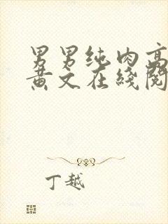 男男纯肉高h污黄文在线阅读封面