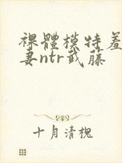 裸体模特羞耻人妻ntr武藤封面