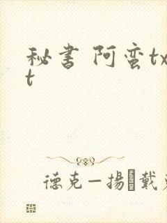 秘书 阿蛮txt