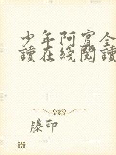 少年阿宾全文阅读在线阅读全文第一季