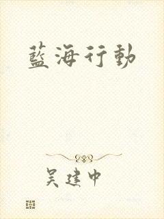 蓝海行动封面