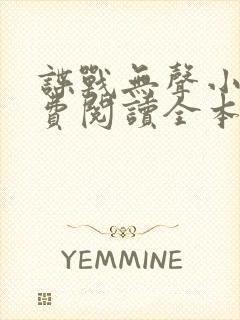 谍战无声小说免费阅读全本封面