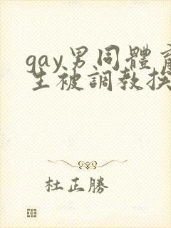 gay男同体育生被调教挨操封面