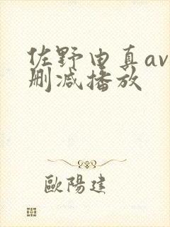 佐野由真av无删减播放