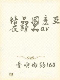 精品国产亚洲午夜精品av