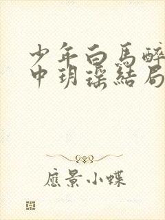 少年白马醉春风中玥瑶结局封面