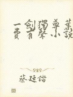 一剑独尊叶玄免费有声小说