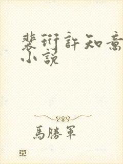 裴珩许知意重生小说封面