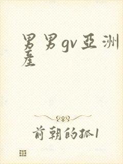 男男gv亚洲国产