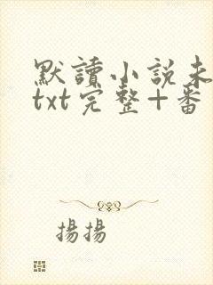 默读小说未删减txt完整+番外封面