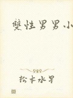 双性男男小说产