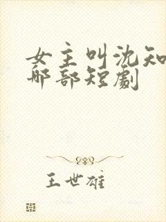 女主叫沈知意是哪部短剧