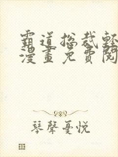 霸道总裁轻点爱漫画免费阅读下拉式封面