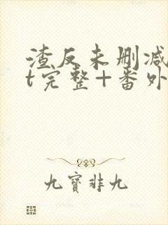 渣反未删减txt完整+番外