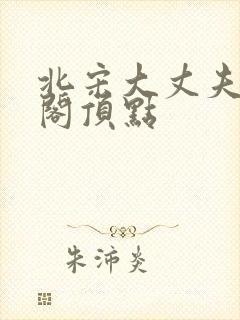 北宋大丈夫笔趣阁顶点