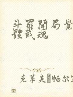 斗罗开局觉醒本体武魂