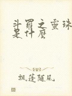 斗罗之灵珠神剑是什么