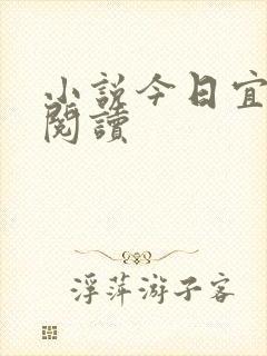 小说今日宜偏爱阅读