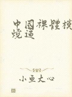 中国裸体模特小烧逼