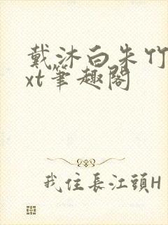 戴沐白朱竹清txt笔趣阁封面