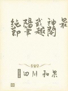 纯阳武神最新章节笔趣阁