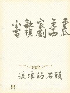 小敏家免费观看电视剧西瓜