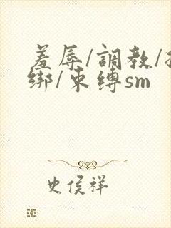 羞辱/调教/捆绑/束缚sm封面